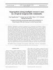 Research paper thumbnail of Segregation along multiple resource axes in a tropical seagrass fish community