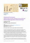 Research paper thumbnail of Hydraulic landscape of the Achaemenid Heartland, in Achaemenid Environments BANEA 2024 Workshop Booklet