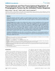 Research paper thumbnail of Transcriptional and Post-Transcriptional Regulation of Proangiogenic Factors by the Unfolded Protein Response