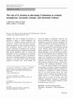 Research paper thumbnail of The role of N2 fixation in alleviating N limitation in wetland metaphyton: enzymatic, isotopic, and elemental evidence