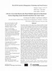 Research paper thumbnail of A Review of an Article Based on the Mixed Methods Approach in Educational Sciences Regarding Teacher Retention Intention in the Asian Context