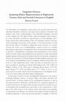 Research paper thumbnail of Linguistic Choices: Analysing Dialect Representation in Eighteenth-Century Irish and Scottish Literature in English