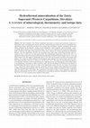 Research paper thumbnail of Hydrothermal Mineralisation of the Tatric Superunit (Western Carpathians, Slovakia): I. A Review of Mineralogical, Thermometry and Isotope Data