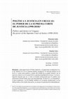 Research paper thumbnail of Política y Justicia en Uruguay