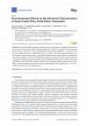 Research paper thumbnail of Environmental Effects on the Electrical Characteristics of Back-Gated WSe2 Field-Effect Transistors