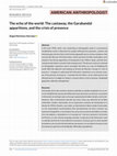 Research paper thumbnail of The echo of the world: The castaway, the Garabandal apparitions, and the crisis of presence