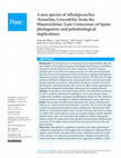 Research paper thumbnail of A new species ofAllodaposuchus(Eusuchia, Crocodylia) from the Maastrichtian (Late Cretaceous) of Spain: phylogenetic and paleobiological implications