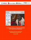 Research paper thumbnail of A Literature Review of Pastoralist Nutrition and Programming Responses