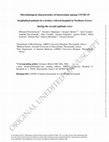 Research paper thumbnail of Microbiological characteristics of bacteremias among COVID-19 hospitalized patients in a tertiary referral hospital in Northern Greece during the second epidemic wave