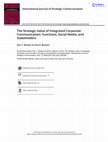 Research paper thumbnail of The Strategic Value of Integrated Corporate Communication: Functions, Social Media, and Stakeholders