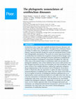 Research paper thumbnail of The phylogenetic nomenclature of ornithischian dinosaurs