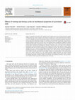 Research paper thumbnail of Effects of wetting and drying cycles on mechanical properties of pyroclastic soils