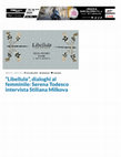 Research paper thumbnail of “Libellulə”, dialoghi al femminile: Serena Todesco intervista Stiliana Milkova