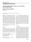 Research paper thumbnail of Sporadic hemiplegic migraine: report of a case with clinical and radiological features