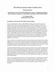 Research paper thumbnail of HIV/AIDS and agrarian change in Southern Africa