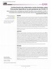 Research paper thumbnail of Conhecimento dos enfermeiros recém-formados sobre Precauções Específicas na pré-pandemia da COVID-19