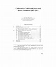 Research paper thumbnail of California's Civil Grand Juries and Prison Conditions 2007-2017