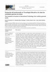 Research paper thumbnail of Formación del profesorado en Tecnología Educativa: de cómo las realidades generan los mitos The formation of teachers in Educational Technology: how realities generate myths