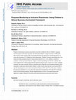 Research paper thumbnail of Progress Monitoring in Inclusive Preschools: Using Children's School Success+ Curriculum Framework