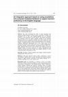 Research paper thumbnail of An integrative approach based on using annotations and computer-mediated feedback to support learners' proficiency in the English language