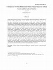 Research paper thumbnail of Contemporary US-China Relations and Climate Change: Impacts on National Security and International Relations