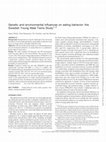 Research paper thumbnail of Genetic and environmental influences on eating behaviors in 2.5- and 9-year-old children: a longitudinal twin study