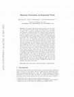 Research paper thumbnail of Bayesian Persuasion in Sequential Trials