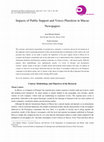 Research paper thumbnail of Impacts of Public Support and Voices Pluralism in Macao Newspapers