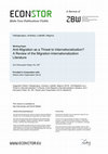 Research paper thumbnail of Anti-Migration as a Threat to Internationalization? A Review of the Migration- Internationalization Literature