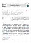 Research paper thumbnail of The impact of slow steaming on the carriers’ and shippers’ costs: The case of a global logistics network