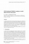 Research paper thumbnail of FEM/wideband FMBEM coupling to model fluid-structure interaction