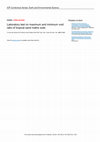 Research paper thumbnail of Laboratory test on maximum and minimum void ratio of tropical sand matrix soils