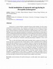 Research paper thumbnail of Social modulation of oogenesis and egg-laying inDrosophila melanogaster