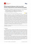 Research paper thumbnail of Muscle Specific Endurance of the Lower Back Erectors using Electrical Twitch Mechanography