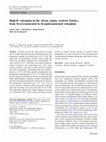 Research paper thumbnail of High-K volcanism in the Afyon region, western Turkey: from Si-oversaturated to Si-undersaturated volcanism