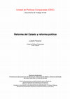 Research paper thumbnail of Reforma del Estado y reforma política