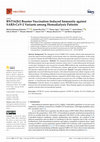 Research paper thumbnail of BNT162b2 Booster Vaccination Induced Immunity against SARS-CoV-2 Variants among Hemodialysis Patients