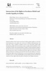 Research paper thumbnail of Intersection of the Rights to Freedom of Belief and Gender Equality in Turkey