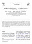 Research paper thumbnail of East-West cranial differentiation in pre-Columbian populations from Central and North America