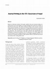 Research paper thumbnail of Journal Writing in the EFL Classroom of Nepal