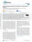 Research paper thumbnail of Inverse-Designed Narrowband THz Radiator for Ultrarelativistic Electrons