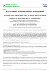 Research paper thumbnail of Covid-19 and diabetes mellitus management