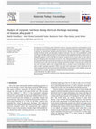 Research paper thumbnail of Analysis of cryogenic tool wear during electrical discharge machining of titanium alloy grade 5