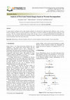 Research paper thumbnail of Analysis of First Scale Fusion Images based on Wavelet Decomposition