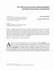 Research paper thumbnail of De l'efficacité des mythes technoscientifiques à promettre beaucoup et constamment