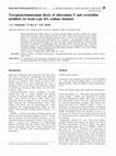 Research paper thumbnail of Tetrapentylammonium block of chloramine‐T and veratridine modified rat brain type IIA sodium channels