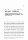 Research paper thumbnail of Social and Ecological Systems Resilience and Identity