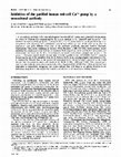 Research paper thumbnail of Inhibition of the purified human red-cell Ca2+ pump by a monoclonal antibody