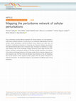 Research paper thumbnail of Mapping the perturbome network of cellular perturbations