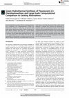 Research paper thumbnail of Green Hydrothermal Synthesis of Fluorescent 2,3‐Diarylquinoxalines and Large‐Scale Computational Comparison to Existing Alternatives